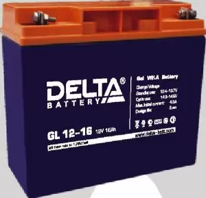 Аккумулятор гелевый Delta GL12-16 Ач