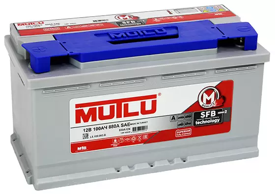 Аккумулятор MUTLU 60045 SFB2 6СТ-100 Ач прям.