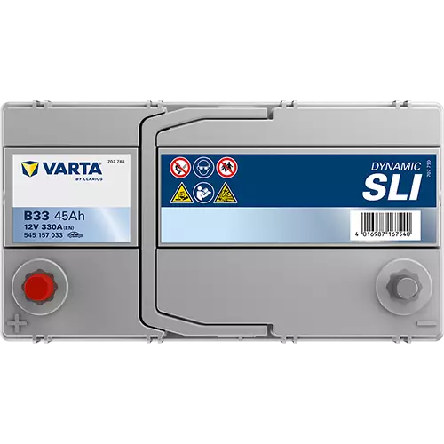 Аккумулятор автомобильный Varta Dynamic SLI B33 6СТ-45 Ач прям. (55B24R)