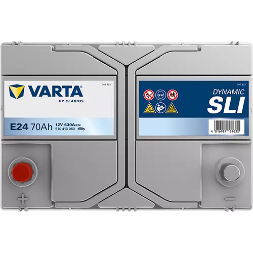 Аккумулятор автомобильный Varta Dynamic SLI E24 6СТ-70 Ач прям. (80D26R)