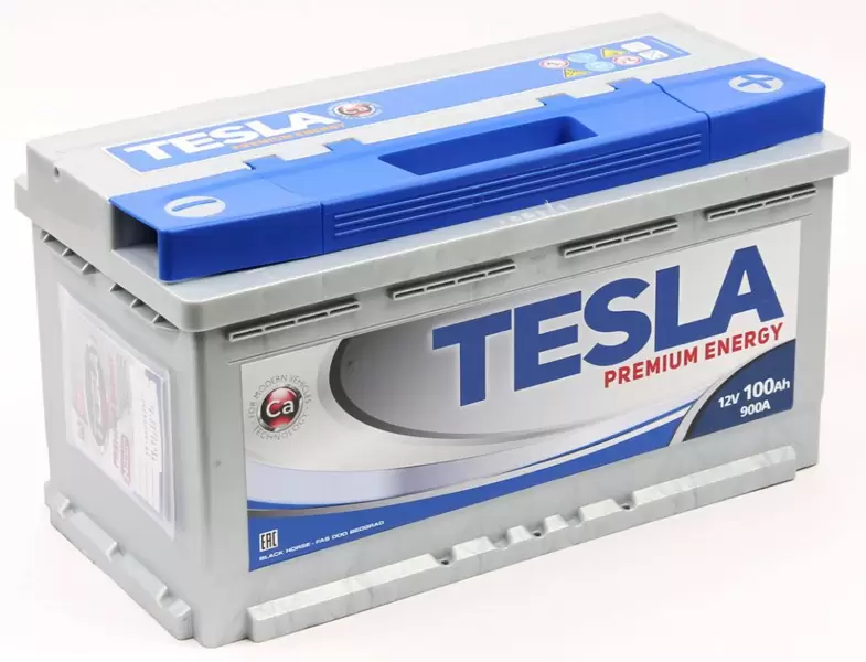 Аккумулятор автомобильный Tesla Premium Energy 6СТ-105 Ач обр.