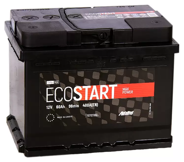 Аккумулятор автомобильный Ecostart ARL560-221 6СТ-60 Ач прям.