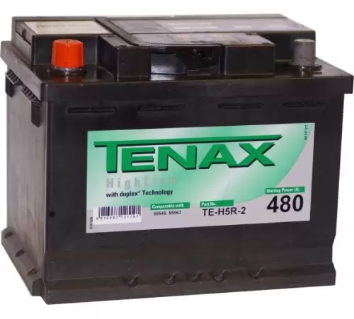 Аккумулятор автомобильный TENAX High Line 6СТ-56 Ач прям.