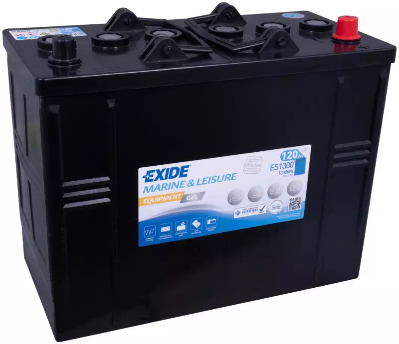 Аккумулятор лодочный EXIDE EQUIPMENT Gel ES 1300