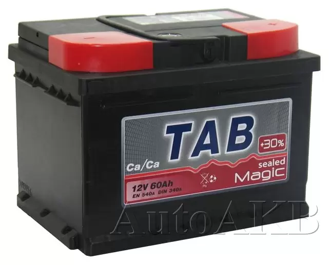 Аккумулятор автомобильный TAB Magic 56059 6СТ-60 Ач обр. (низкий)