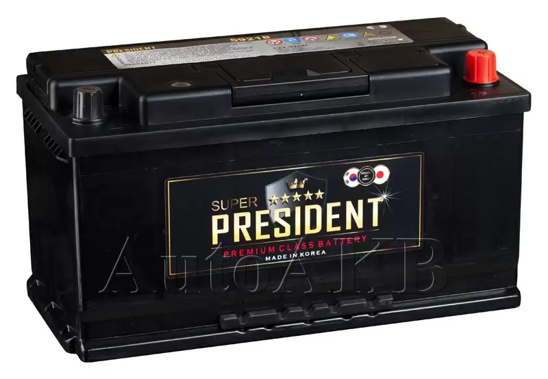Аккумулятор автомобильный Super President 59218 6СТ-92 Ач обр.