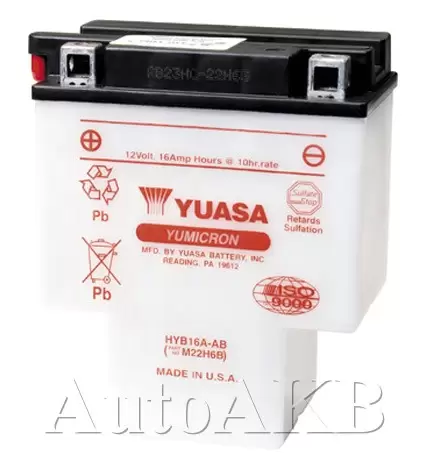 Аккумулятор мото YUASA HYB16A-AB 16 Ач