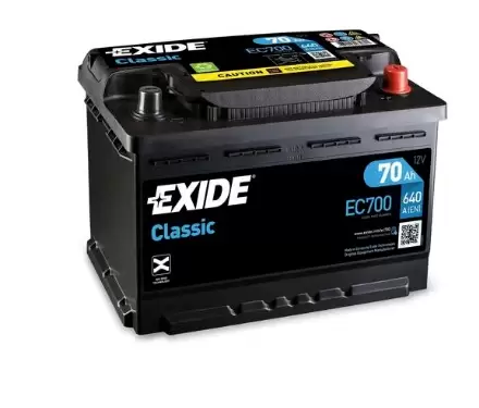 Автомобильный аккумулятор EXIDE CLASSIC EC700 70 Ач