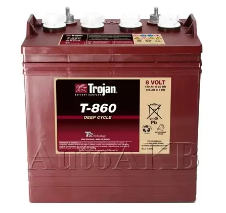 Аккумулятор тяговый Trojan T860 8V (с жидким электролитом) 150 Ач