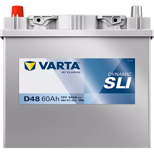 Аккумулятор автомобильный Varta Dynamic SLI D48 6СТ-60 Ач прям. (75D23R)