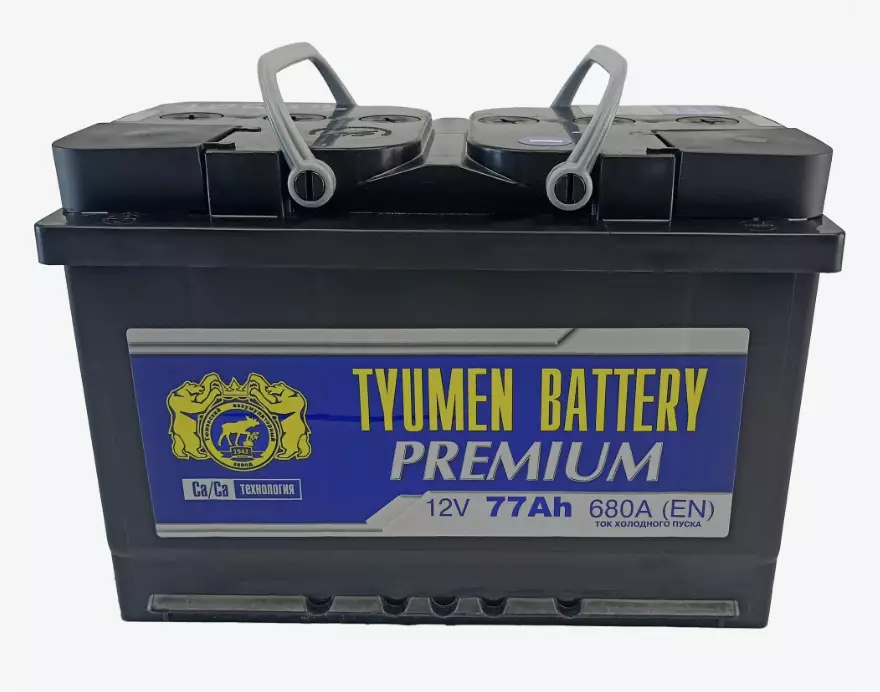 Аккумулятор автомобильный TYUMEN BATTERY PREMIUM 6СТ-77 Ач прям.
