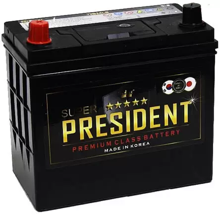 Аккумулятор автомобильный Super President 72B24R 6СТ-59 Ач прям.