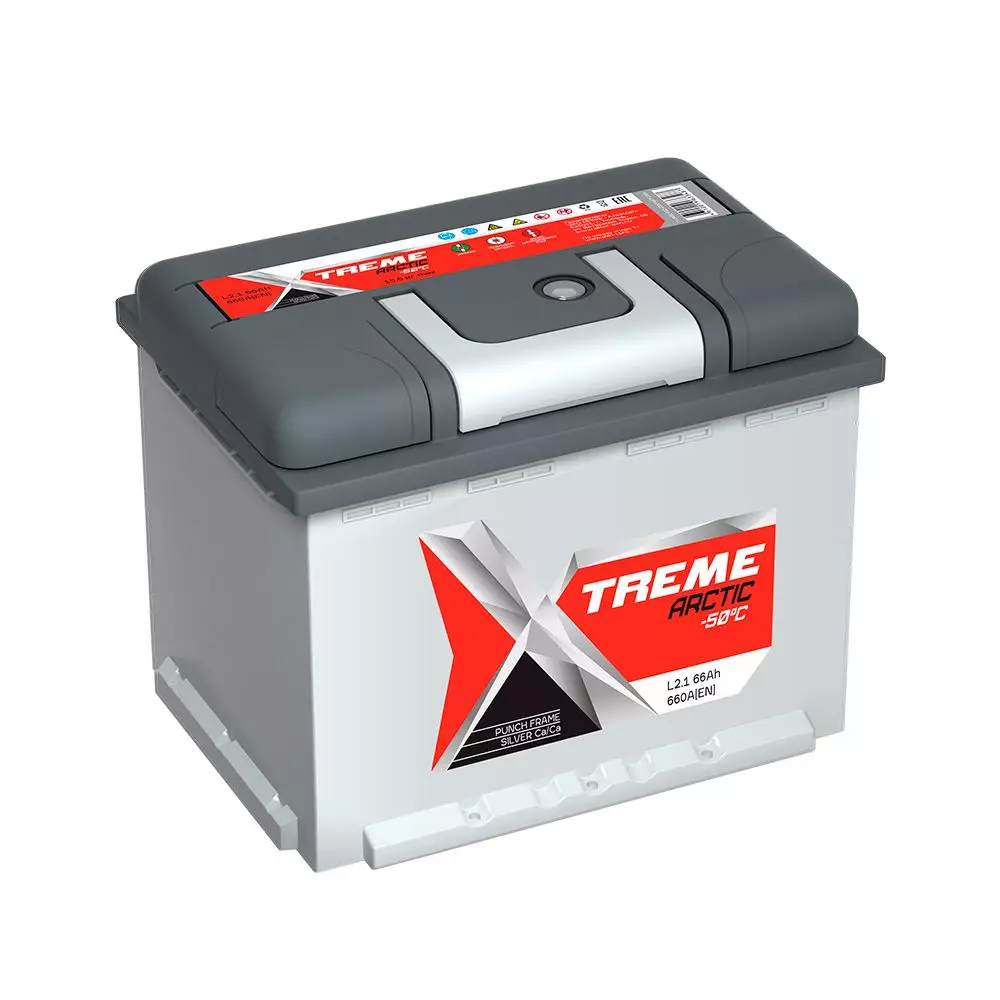 Аккумулятор автомобильный XTREME Arctic L2.1 66Ah 660A ПП (242x175x190) L2