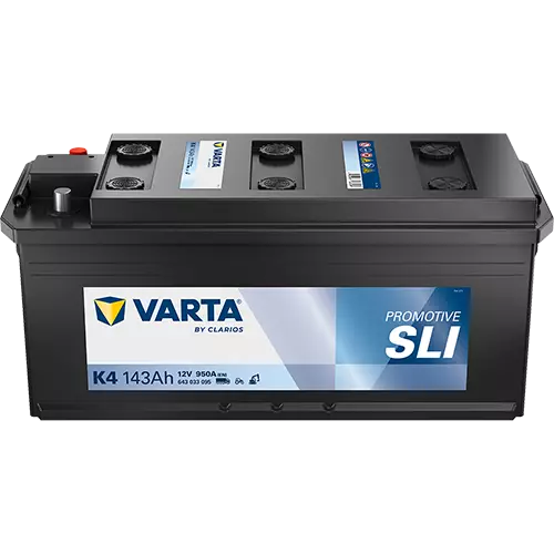 Аккумулятор грузовой VARTA PROMOTIVE SLI K4 143Ah 950А (514x218x210) D4
