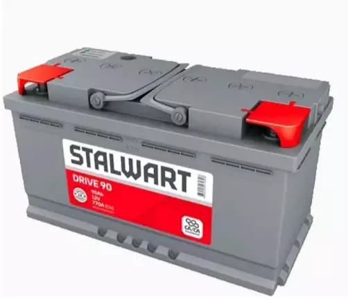 Аккумулятор автомобильный STALWART Drive 6СТ-90.0 Ah 770 A ОП (353x175x190) L5