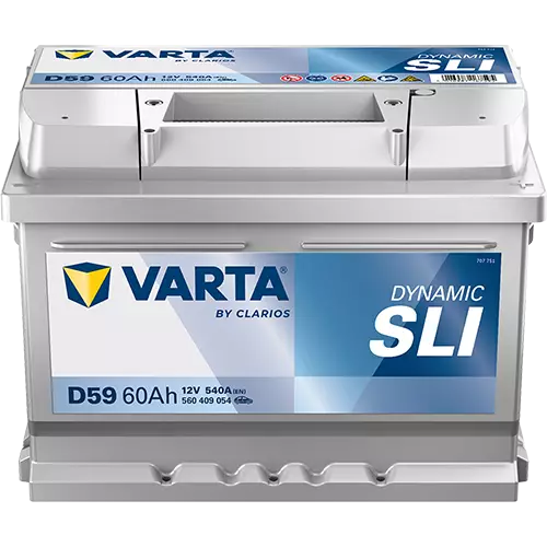 Аккумулятор автомобильный Varta Dynamic SLI D59 6СТ-60 Ач обр.LB2