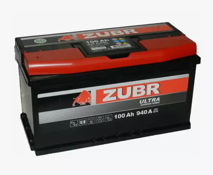 Аккумулятор автомобильный ZUBR ULTRA 100 Ah 940 A ПП