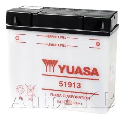 Аккумулятор мото YUASA 51913 19 Ач