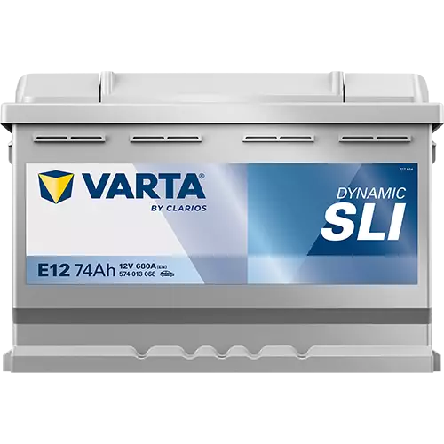 Аккумулятор автомобильный Varta Dynamic SLI E12 6СТ-74 Ач прям.