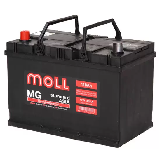 Аккумулятор автомобильный Moll MG Standard ASIA 6СТ-110 Ач обр.