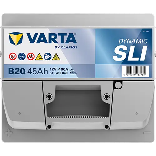 Аккумулятор автомобильный Varta Black Dynamic B20 6CT-45 прям.
