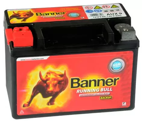 Аккумулятор мото Banner Running Bull AUX 9 Ач