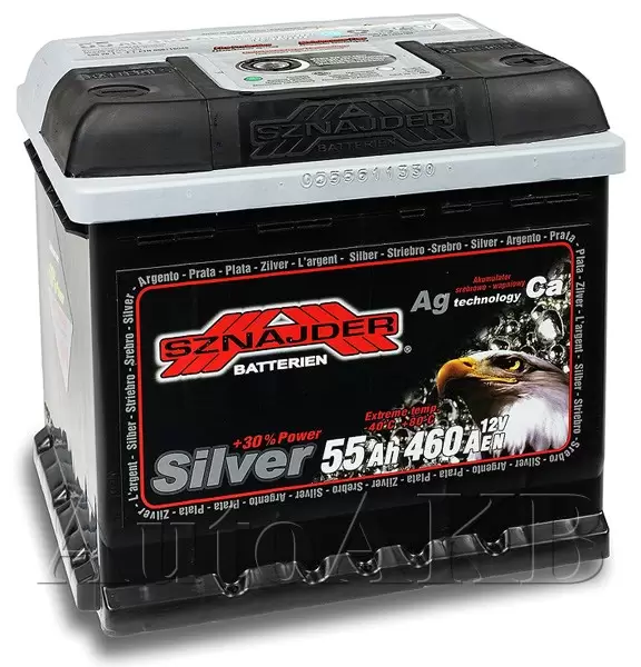 Аккумулятор автомобильный SZNAJDER Silver 555 25 6СТ-55 Ач обр.