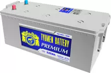 Аккумулятор грузовой TYUMEN BATTERY PREMIUM 6СТ-230 Ач прям.