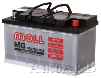 Аккумулятор автомобильный Moll MG Standard 6СТ-95 Ач обр.