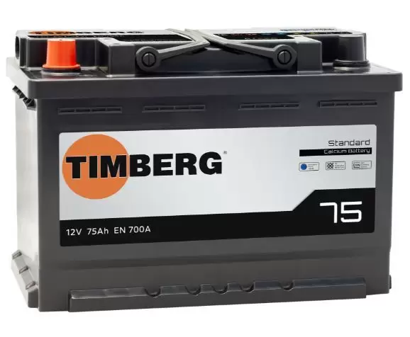 Аккумулятор автомобильный Timberg STANDARD TS751 6СТ-75VL прям.