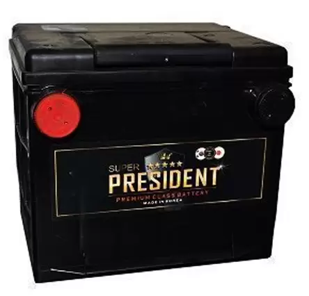 Аккумулятор автомобильный Super President 75-650 6СТ-70 Ач боковые клеммы