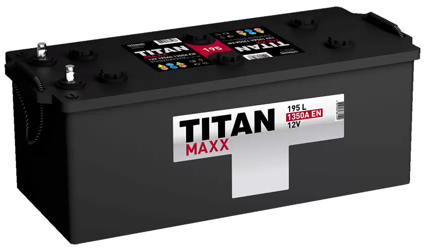 Аккумулятор грузовой Titan Maxx 6СТ-195 Ач обр.
