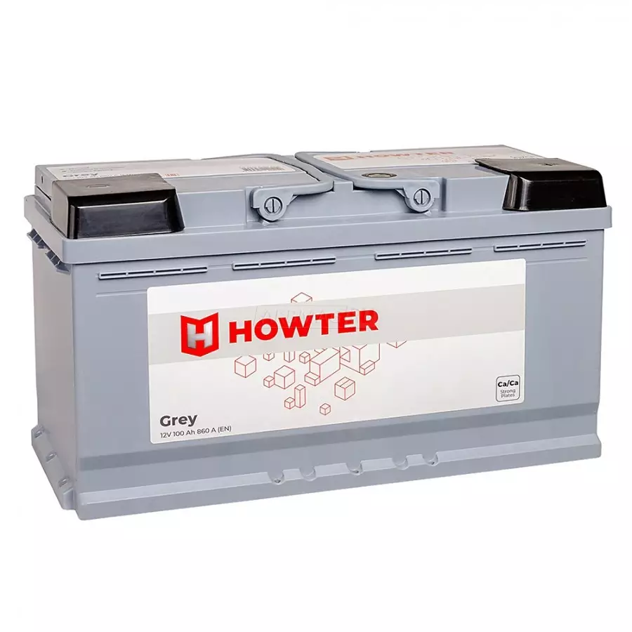 HOWTER Grey 100R 860A ОП (353x175x190) 100 Ач