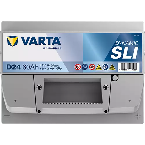 Аккумулятор автомобильный Varta Dynamic SLI D24 6СТ-60 обр.