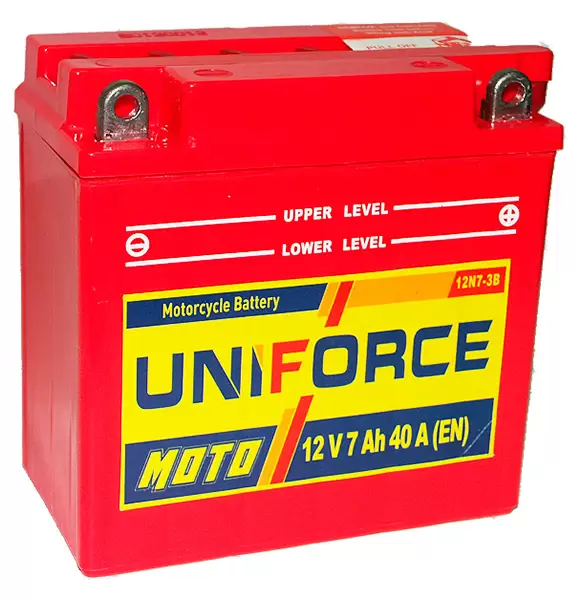 Аккумулятор для мотоцикла Uniforce Moto 507012 (12N7-3B) 7 Ач
