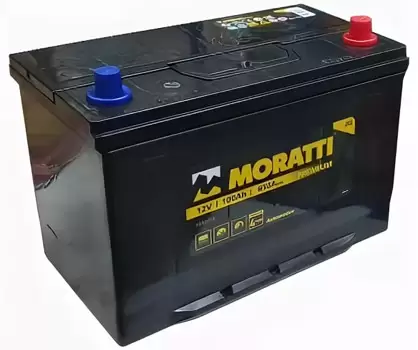 Аккумулятор автомобильный Moratti JIS 6СТ-100 АЧ обр.