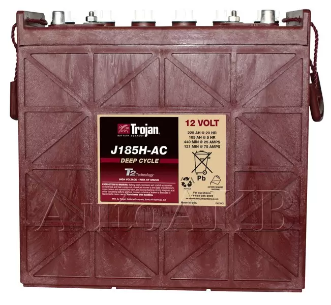 Аккумулятор тяговый Trojan J185H-AC 12V (с жидким электролитом)