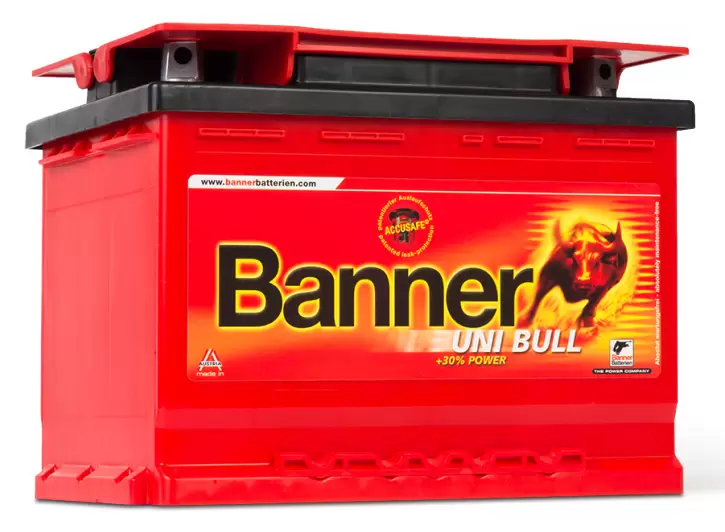 Аккумулятор автомобильный BANNER Uni Bull 50 300 6СТ-69 Ач 4 клеммы