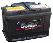 Аккумулятор автомобильный DELKOR 57413 6СТ-74 Ач прям.