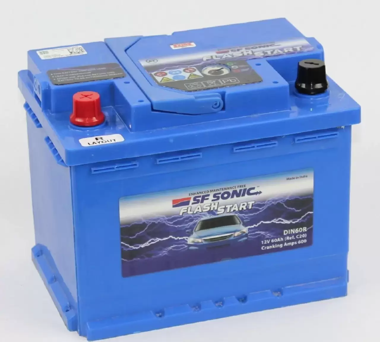 Аккумулятор автомобильный SF SONIC L2 60Ah 600A ПП (242х175х190) L2