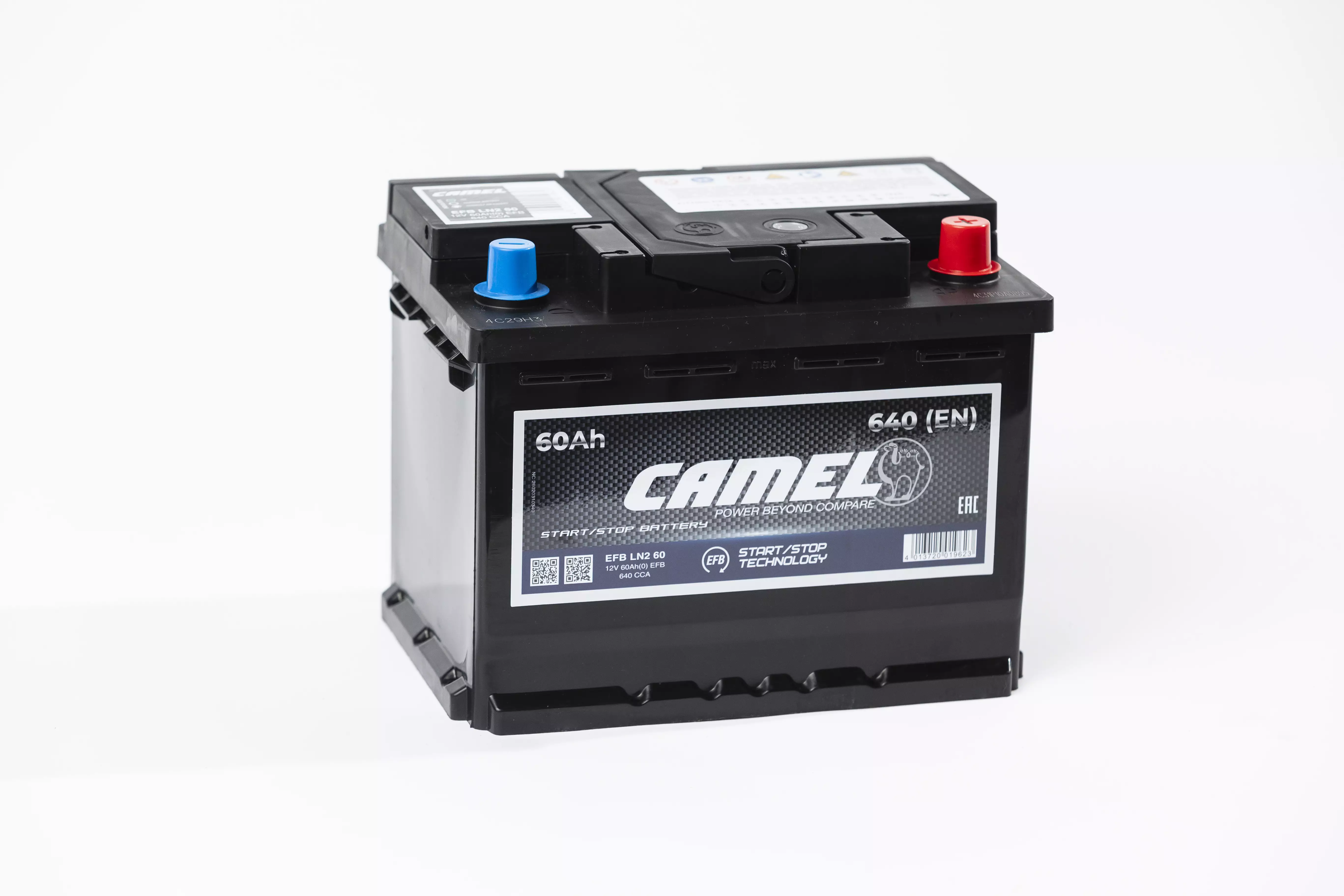 Аккумулятор автомобильный CAMEL 60Ah 640A (EFB LN2 60) ОП