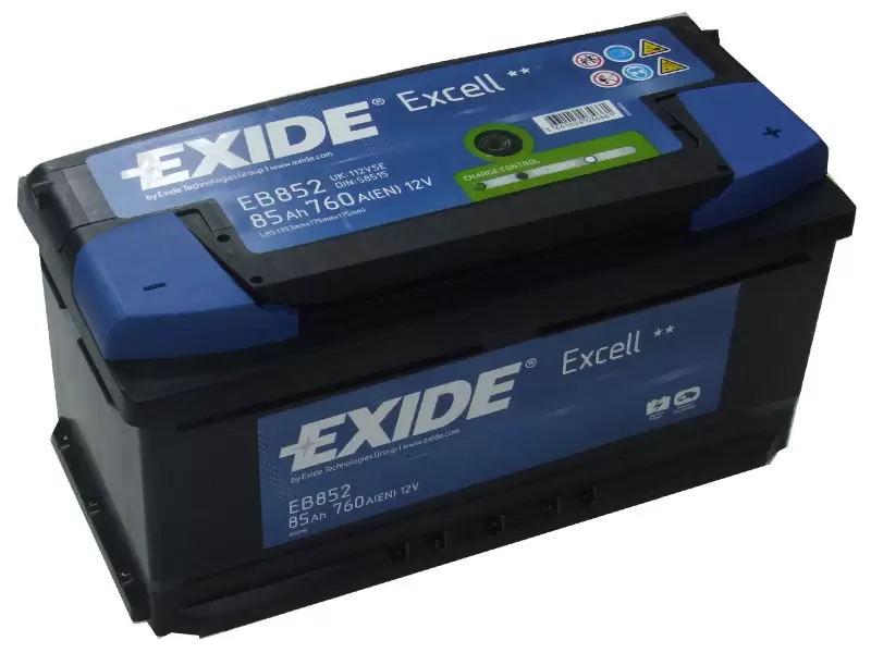 Аккумулятор автомобильный Exide Excell EB 852 6СТ-85 Ач обр. (низкий)