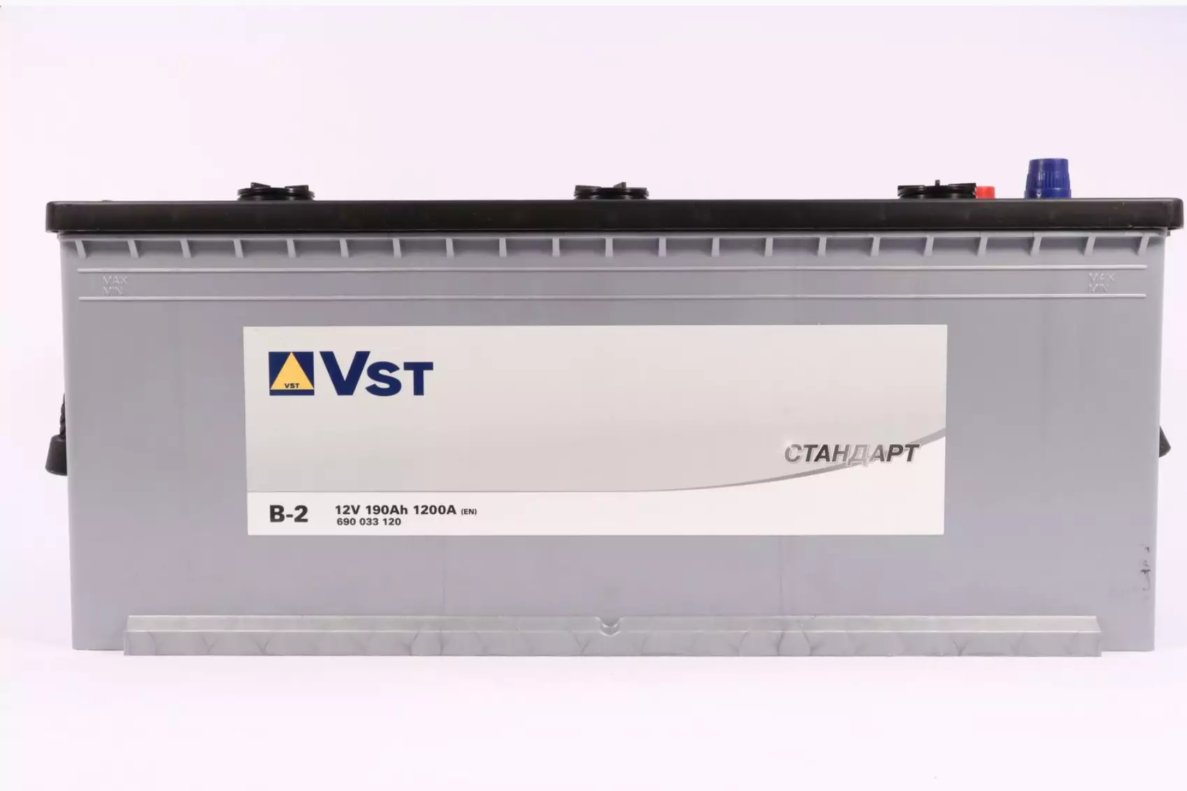Аккумулятор грузовой VST СТАНДАРТ 6СТ-190 Ач прям.