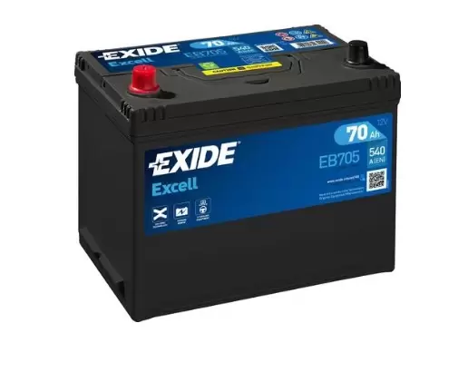 Автомобильный аккумулятор EXIDE EXCELL EB705 70 Ач