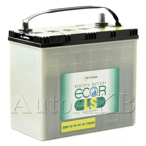 Аккумулятор автомобильный Yuasa ELS-B24 R (70B24 R) 52 Ач