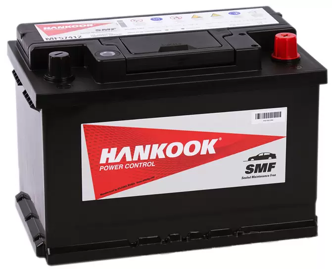 Аккумулятор автомобильный HANKOOK 57412 6СТ-74 Ач обр.