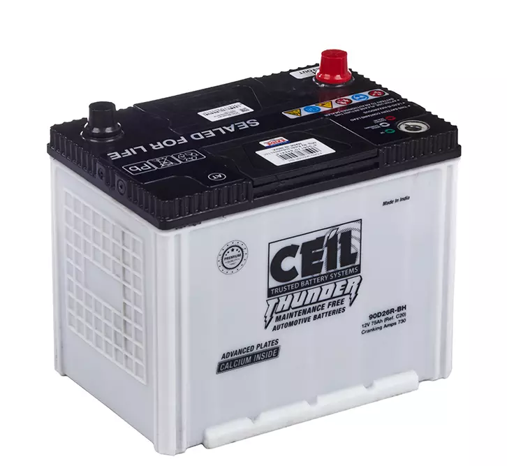 Аккумулятор CEIL AGM 75Ah 730A (260x173x226) с бортиком 90D26R-BH ПП