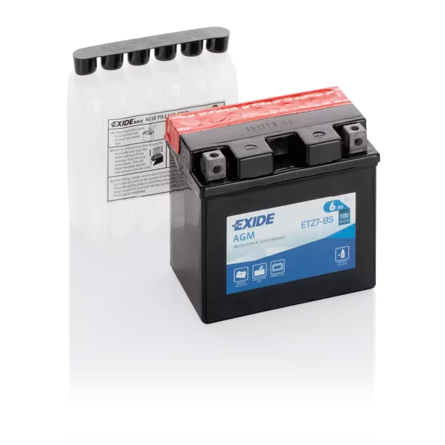 Аккумулятор мото EXIDE ETZ7-BS (YTZ7-BS) 6 Ач