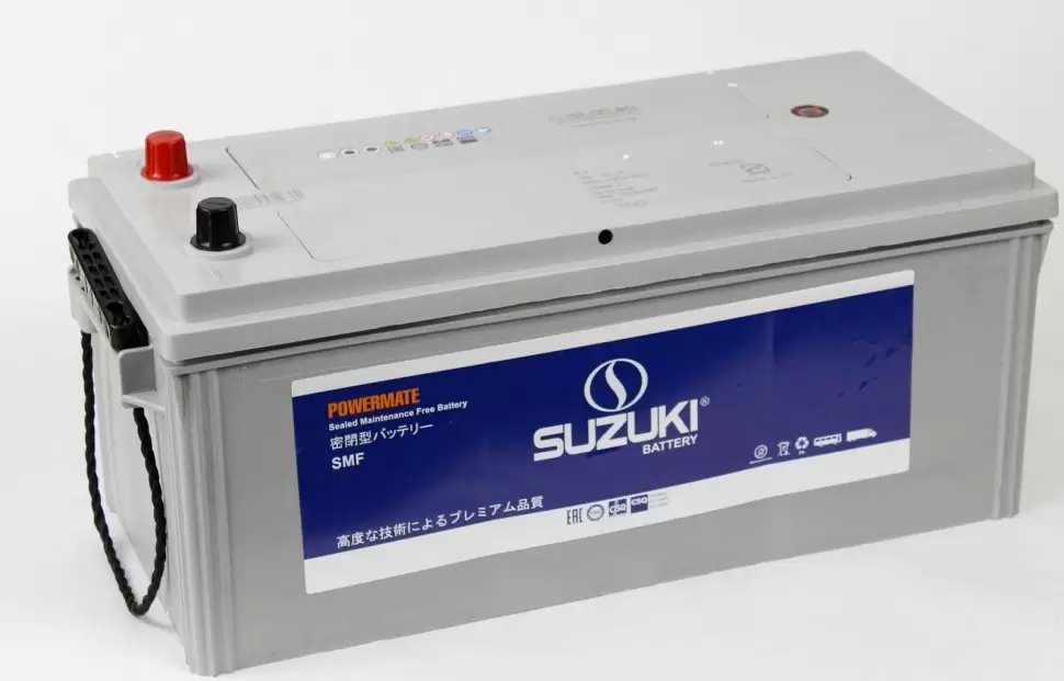Аккумулятор автомобильный SUZUKI 6СТ-190.4 ПП конус (510х222х232) D5