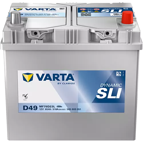 Аккумулятор автомобильный VARTA DYNAMIC SLI D49 65.0 Ah D23L